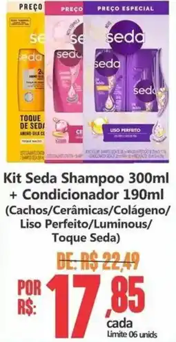 Big Supermercados Kit Seda Shampoo + Condicionador oferta