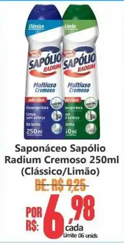Big Supermercados Saponáceo Sapólio Radium Cremoso oferta