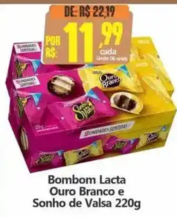 Big Supermercados Bombom lacta ouro branco e sonho de valsa oferta