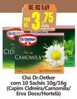 Big Supermercados Chá Dr.Oetker oferta