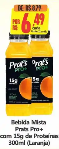 Big Supermercados Bebida mista prats pro+ com 15g de proteínas oferta