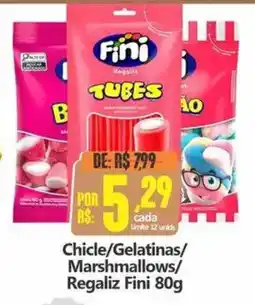 Big Supermercados Chicle/Gelatinas/Marshmallows/Regaliz Fini oferta