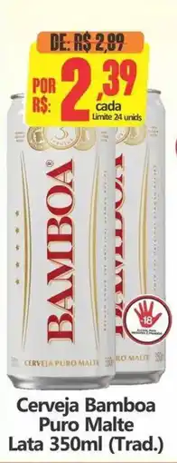 Big Supermercados Cerveja Bamboa Puro Malte oferta