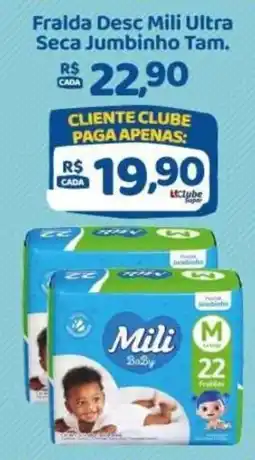 Carvalho Supermercado Fralda Desc Mili Ultra Seca Jumbinho Tam. oferta