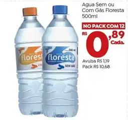 Brasão Supermercados Agua Sem ou Com Gás Floresta oferta