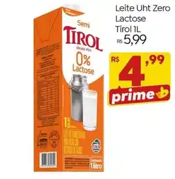 Brasão Supermercados Leite uht zero lactose tirol oferta