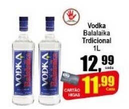 Higa's Supermercado Vodka Balalaika Tradicional 1L oferta