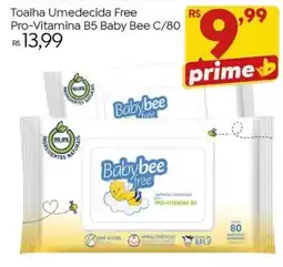 Brasão Supermercados Toalha Umedecida Free Pro-Vitamina B5 Baby Bee C/80 oferta