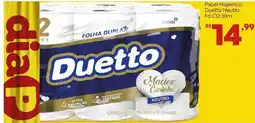 Brasão Supermercados Papel Higienico Duetto Neutro oferta