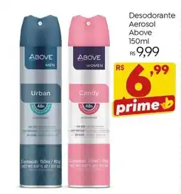 Brasão Supermercados Desodorante Aerosol Above oferta