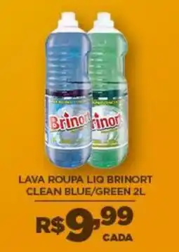 DB Supermercados Lava roupa liq brinort clean blue/green oferta