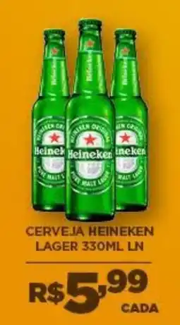 DB Supermercados Cerveja heineken lager oferta
