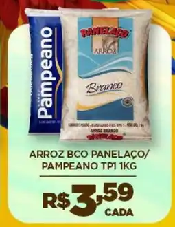DB Supermercados Arroz bco panelaço/ pampeano tp1 oferta