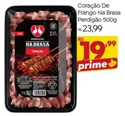 Brasão Supermercados Coração de frango na brasa oferta