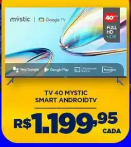 DB Supermercados tv 40 mystic smart androidtv oferta