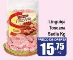 Higa's Supermercado Linguica Toscana Sadia 1kg oferta