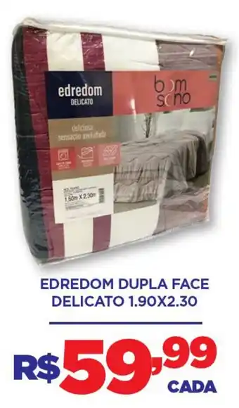 DB Supermercados Edredom dupla face delicato oferta