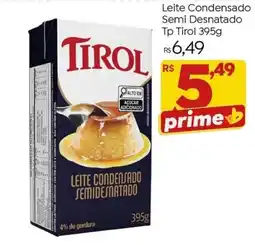 Brasão Supermercados Leite condensado semi desnatado tp tirol oferta