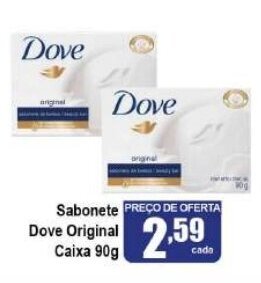 Higa's Supermercado Sabonete Dove Original Cx 90g oferta