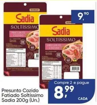 Presunto cozido fatiado soltissimo