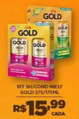 DB Supermercados Kit sh/cond niely gold oferta