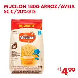 Grupo Formosa Mucilon arroz/aveia oferta