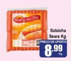 Higa's Supermercado Salsicha Seara 1kg oferta