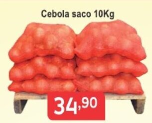 Calvo Atacadista Cebola saco 10kg oferta