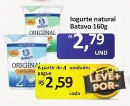 Paulistão Supermercados logurte natural Batavo oferta