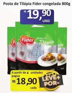 Paulistão Supermercados Posta de Tilápia Fider oferta