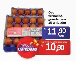 Paulistão Supermercados Ovo vermelho grande oferta