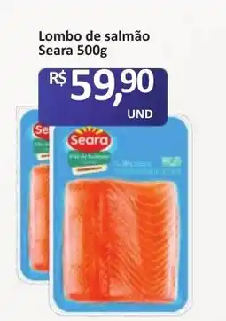 Paulistão Supermercados Lombo de salmão Seara oferta