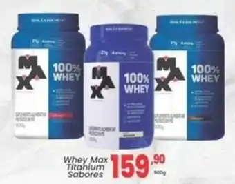 Whey Max Titanium Sabores