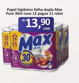Paulistão Supermercados Papel higiênico folha dupla max pure oferta
