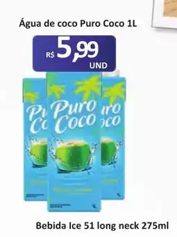Paulistão Supermercados Água de coco puro coco 1l oferta