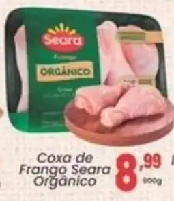 Primor Supermercado Coxa de Frango Seara Orgânico oferta