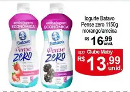 Maby Supermercados logurte batavo pense zero morango/ameixa oferta