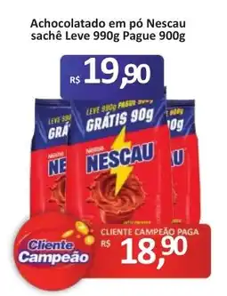 Paulistão Supermercados Achocolatado em pó Nescau oferta