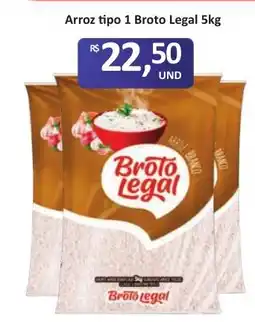 Paulistão Supermercados Arroz tipo 1 Broto Legal oferta