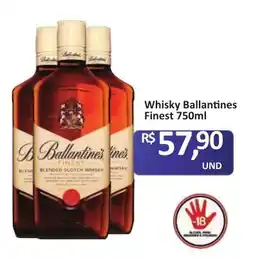 Paulistão Supermercados Whisky Ballantines Finest oferta