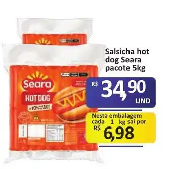 Salsicha hot dog Seara
