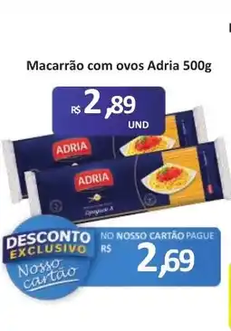 Paulistão Supermercados Macarrão com ovos Adria oferta