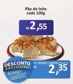 Paulistão Supermercados Pão de leite oferta