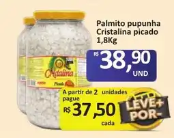 Paulistão Supermercados Palmito pupunha cristalina picado oferta