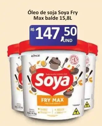 Óleo de soja soya fry max balde