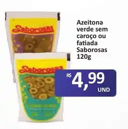 Paulistão Supermercados Azeitona verde sem caroço ou fatiada Saborosas oferta