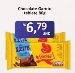 Paulistão Supermercados Chocolate garoto tablete oferta