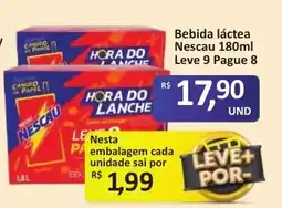 Paulistão Supermercados Bebida láctea Nescau oferta