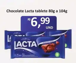 Paulistão Supermercados Chocolate lacta tablete oferta