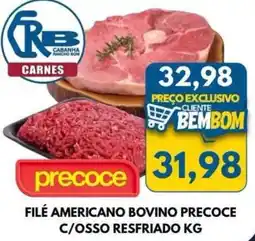 Rancho Bom Supermercados Filé americano bovino precoce oferta